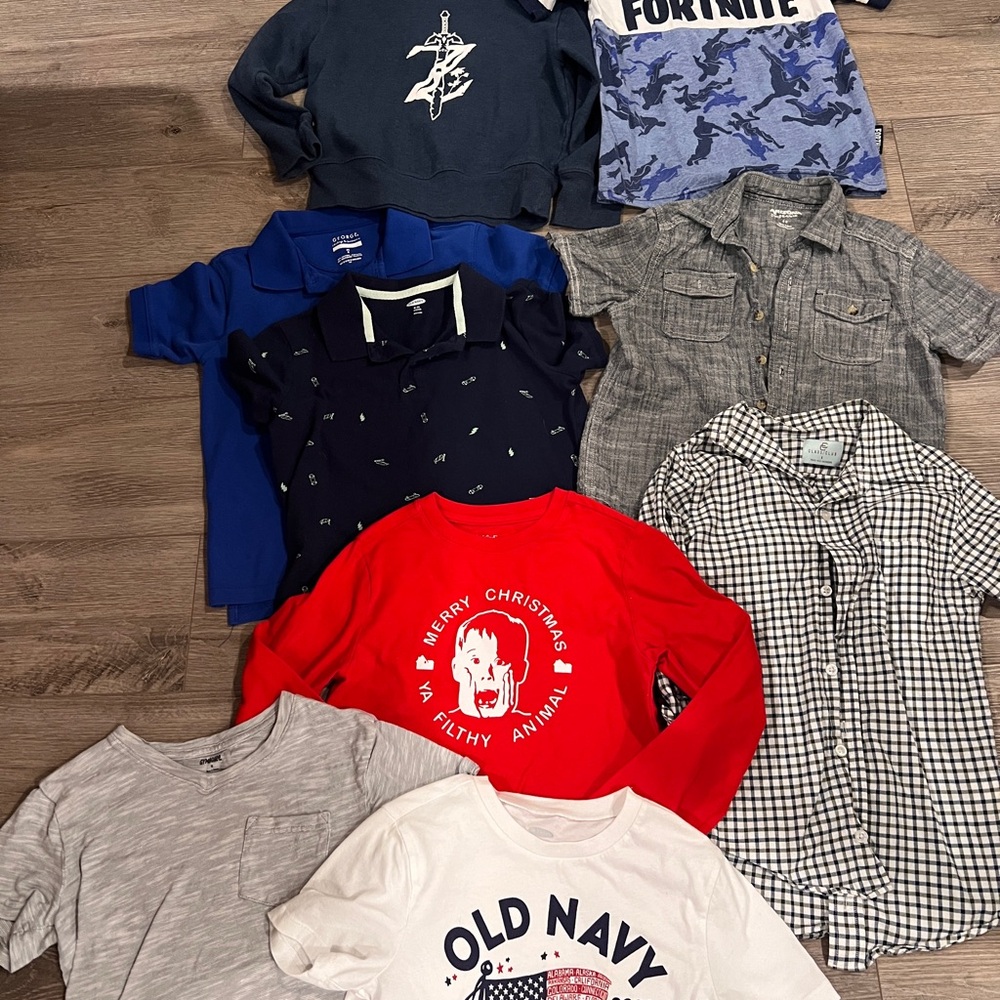 Shirts. Boys size Medium (8) bundle LOT of 9